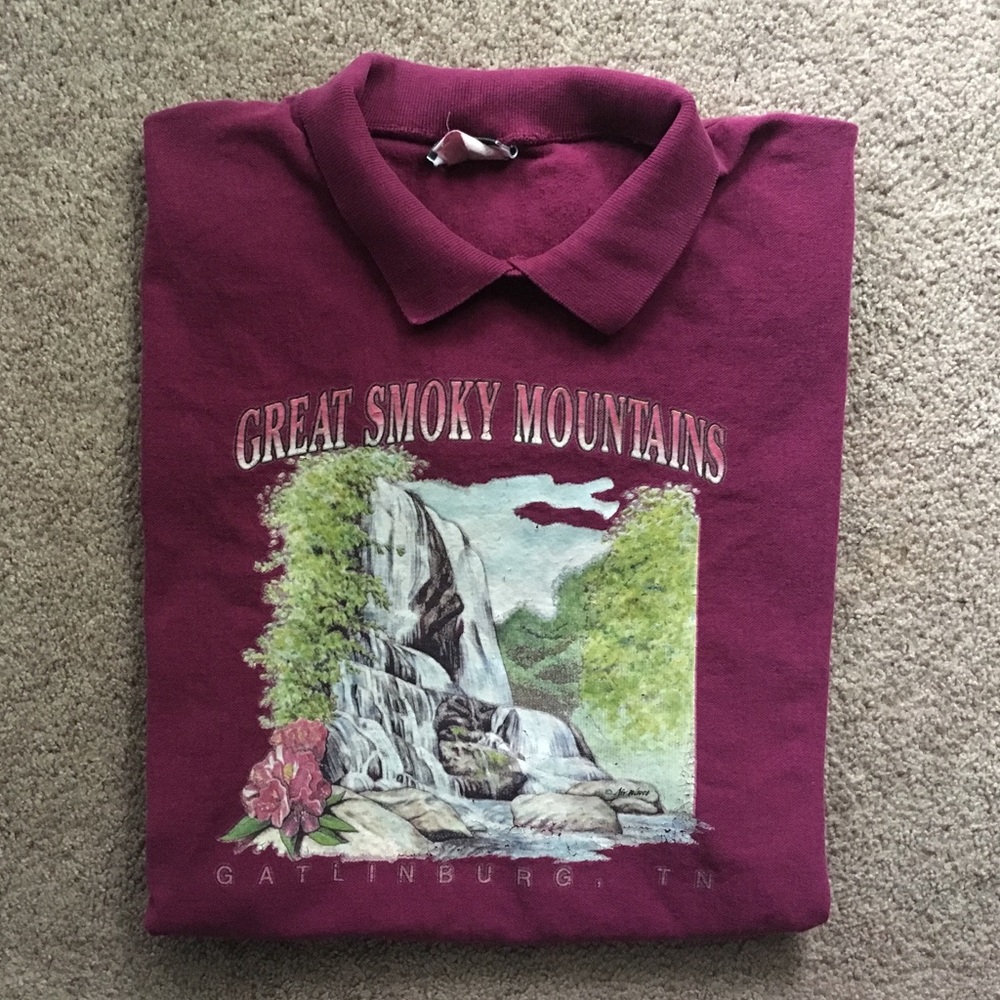Vintage Great Smoky Mountains  (TN) Sweatshirt Top